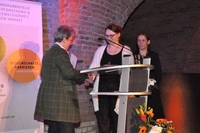 Verleihung des Sonderpreises an Silke Kassebaum
