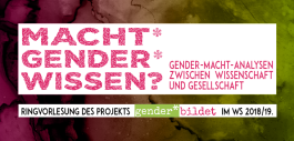 Gendercampus RingvorlesungMLU