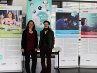 Michaela Frohberg und Morena Groll von der Koordinierungsstelle für Frauen und Geschlechterforschung Sachsen-Anhalt