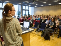 3 Vorträge bildeten das Rahmenprogramm, hier Prof. Dr. rer. nat. habil. Dana Zöllner