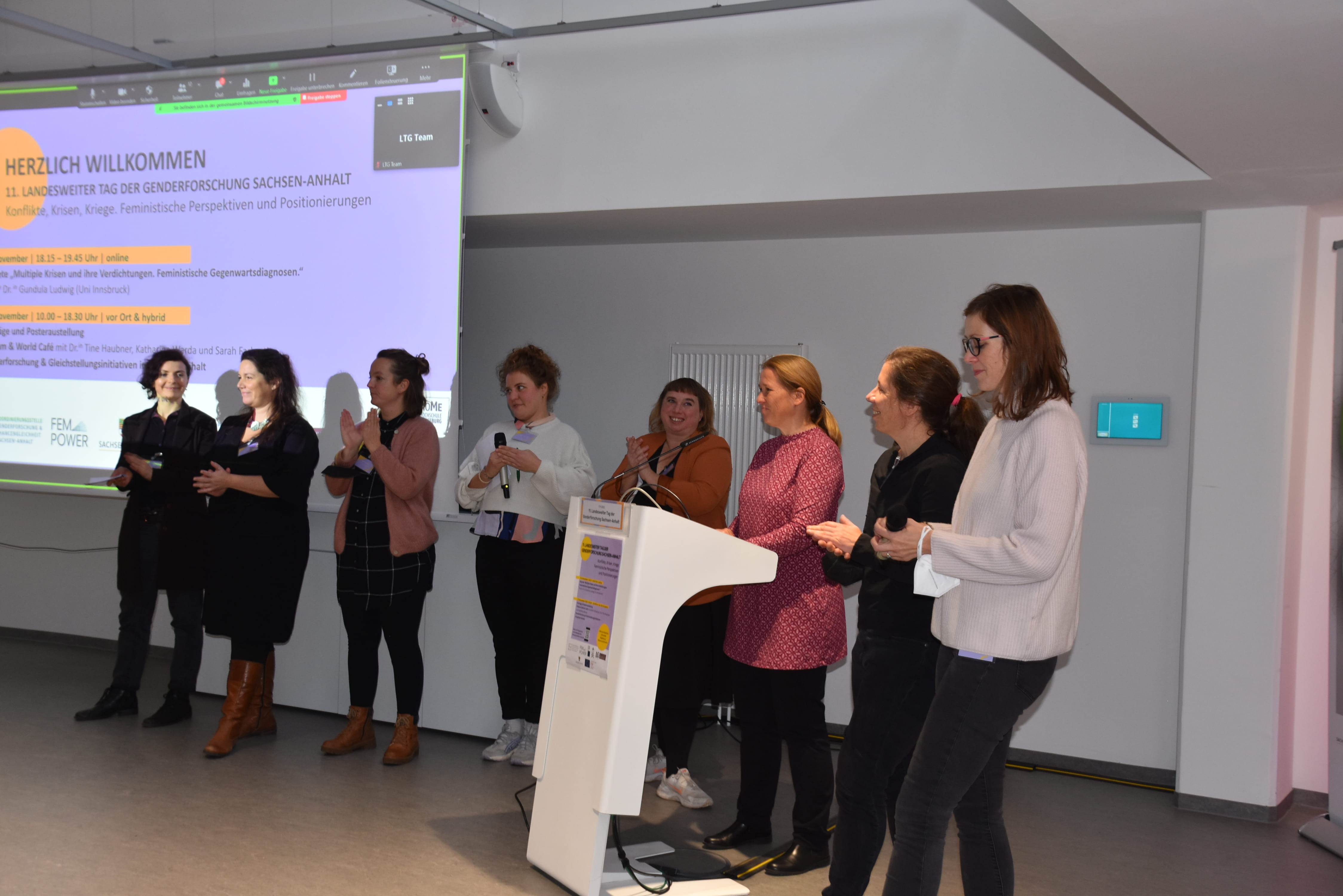 Eröffnung des 11. Landesweiten Tages für Genderforschung im Wissenschaftshafen Magdeburg